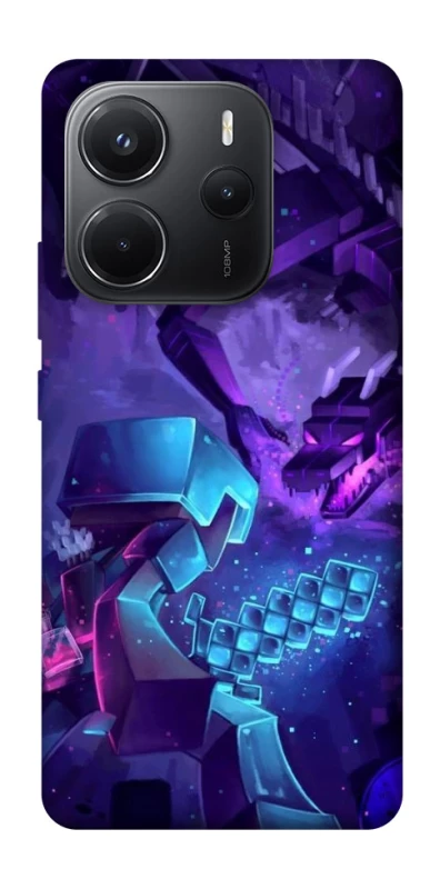 Чехол на Xiaomi Redmi Note 14 4G (Int. version) Minecraft dragon фото 1 из 1