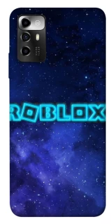 Чохол на ZTE Blade V40 Vita Roblox Space Logo Blue фото 1 з 1