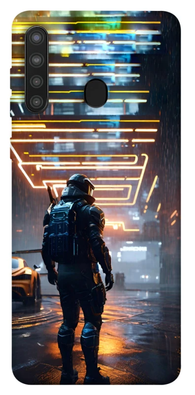 Чехол на Samsung Galaxy A21 Cyber character фото 1 из 1