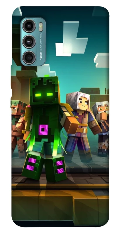 Чохол на Motorola Moto G60 Minecraft dungeon фото 1 з 1