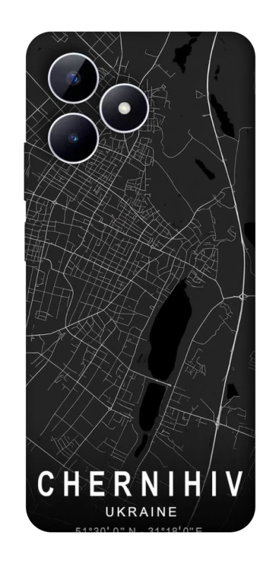 Чехол на Realme Note 50 5G Chernihiv map фото 1 из 1