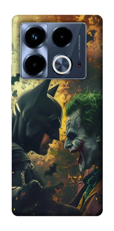 Чехол на Infinix Note 40 4G Batman and the Joker фото 1 из 1