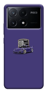 Чехол на Xiaomi Poco X6 Porsche purple фото 1 из 1