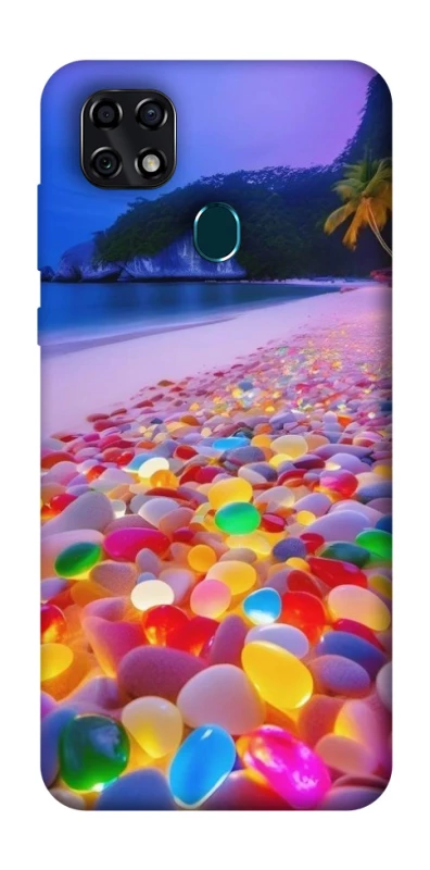 Чохол на ZTE Blade 20 Smart Каміння світиться на березі фото 1 з 1