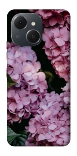 Чехол на TECNO Spark 40C Розовые гартензии фото 1 из 1