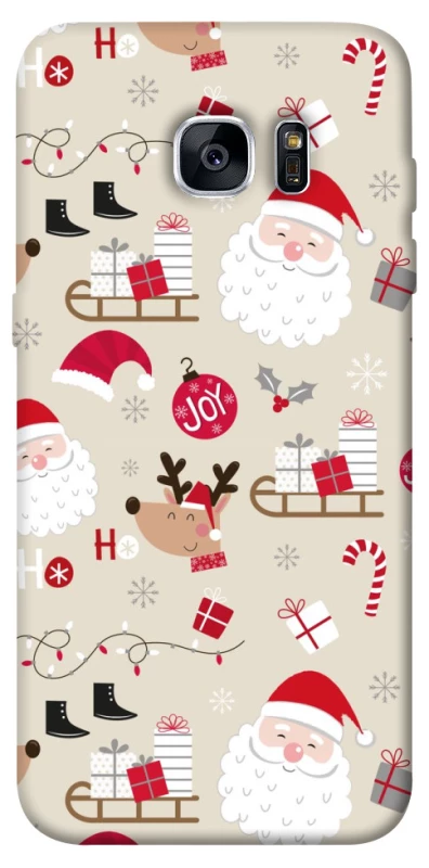 Чохол на Samsung G935F Galaxy S7 Edge Новорічний v1 фото 1 з 1