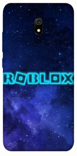 Чехол на Xiaomi Redmi 8a Roblox Space Logo Blue фото 1 из 1