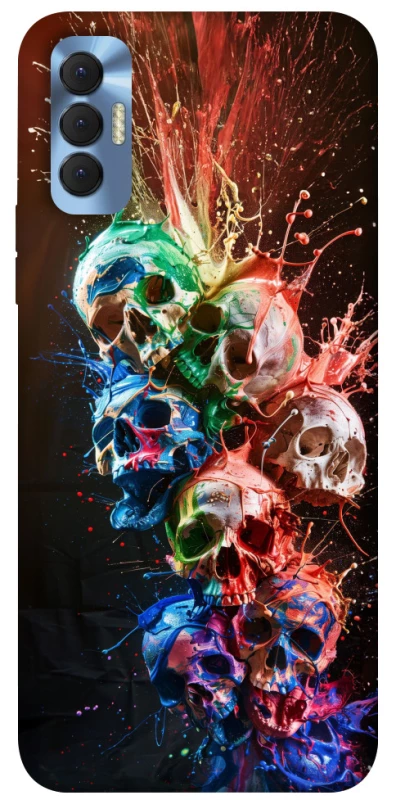 Чохол на TECNO Spark 8P Skulls фото 1 з 1