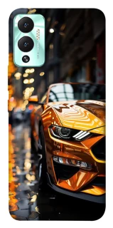 Чохол на Infinix Hot 12 Play Golden sports car фото 1 з 1