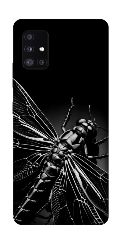 Чехол на Samsung Galaxy A51 5G Black dragonfly фото 1 из 1
