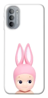 Чохол на Motorola Moto G31 Minimal Bunny Peek фото 1 з 1