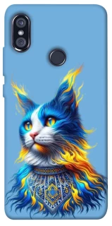 Чохол на Xiaomi Redmi Note 5 Pro / Note 5 (AI Dual Camera) Кіт патріот фото 1 з 1