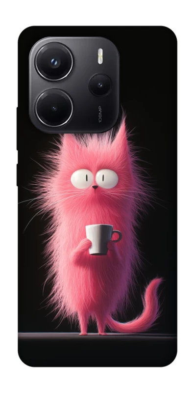 Чехол на Xiaomi Redmi Note 14 4G (Europe version) Розовый котёнок фото 1 из 1