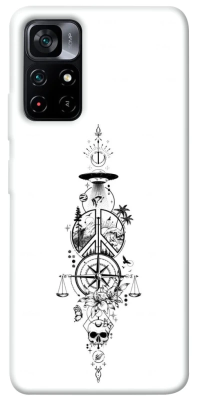 Чехол на Xiaomi Poco M4 Pro 5G Tattoo ver.7 фото 1 из 1
