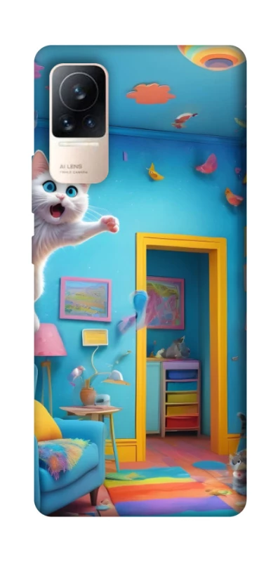 Чохол на Xiaomi Civi 6 crazy cat фото 1 з 1