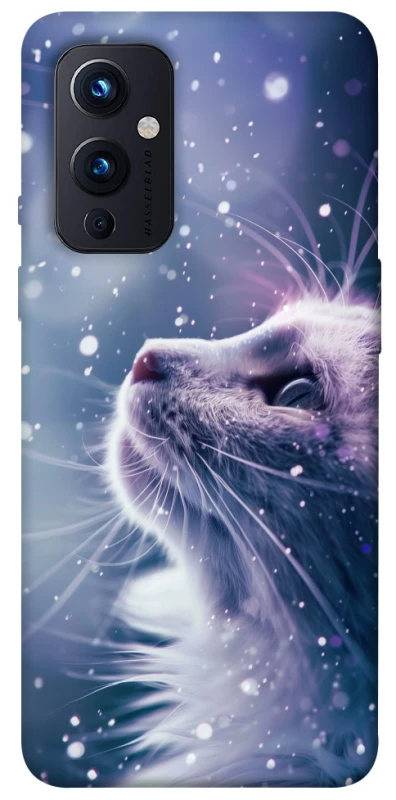Чехол на OnePlus 9 Snow cat фото 1 из 1