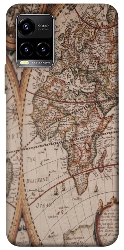 Чехол на Vivo Y21 / Y33s Карта путешествий фото 1 из 1