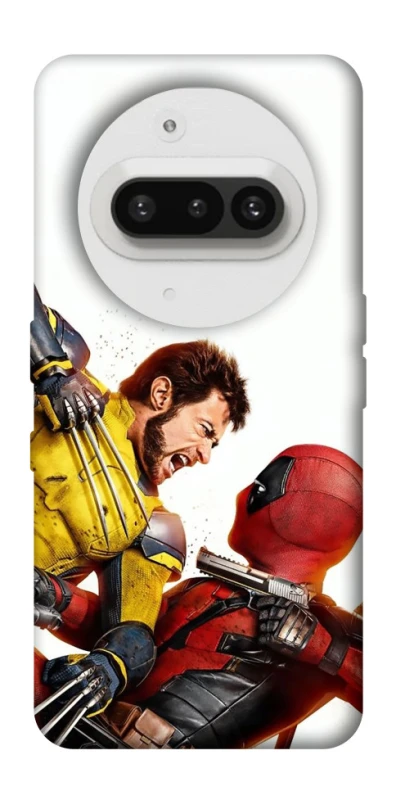 Чехол на Nothing Phone (3a) Deadpool and Wolverine фото 1 из 1
