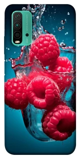 Чохол на Xiaomi Redmi Note 9 4G / Redmi 9 Power Малинка у воді фото 1 з 1