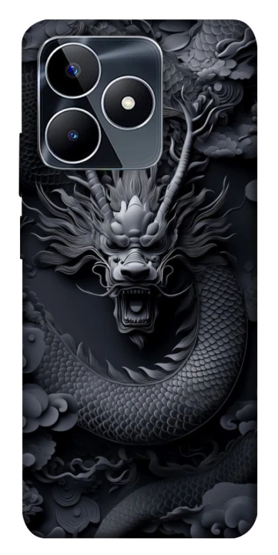 Чохол на Realme C53 black dragon фото 1 з 1