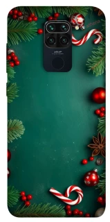 Чехол на Xiaomi Redmi Note 9 / Redmi 10X Новогодний v35 фото 1 из 1