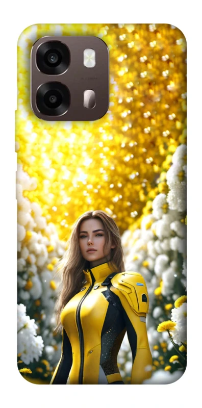 Чехол на Oppo A6 Cyber space girl ver.2 фото 1 из 2