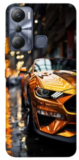 Чохол на Infinix Hot 20i Golden sports car фото 1 з 1