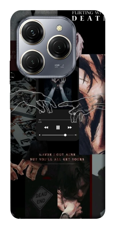 Чехол на TECNO Spark 20 Pro Flirt collage фото 1 из 1