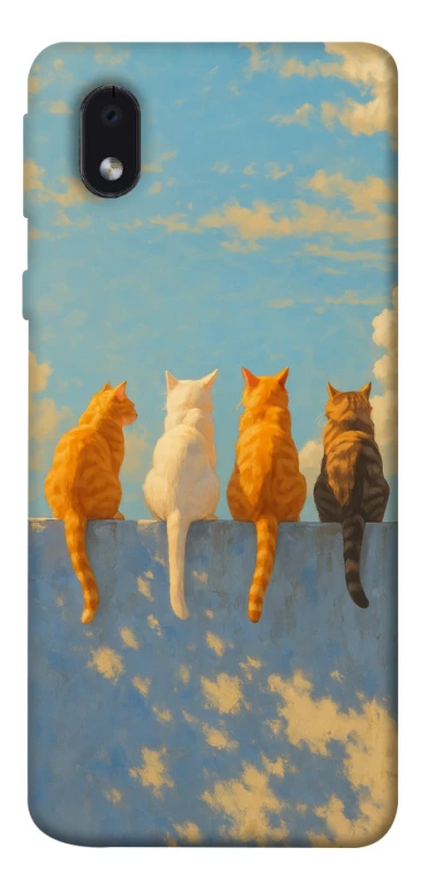 Чохол на Samsung Galaxy M01 Core / A01 Core cats on wall фото 1 з 1