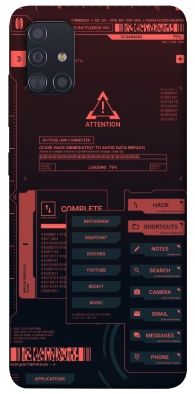 Чохол на Samsung Galaxy A51 Attention фото 1 з 1