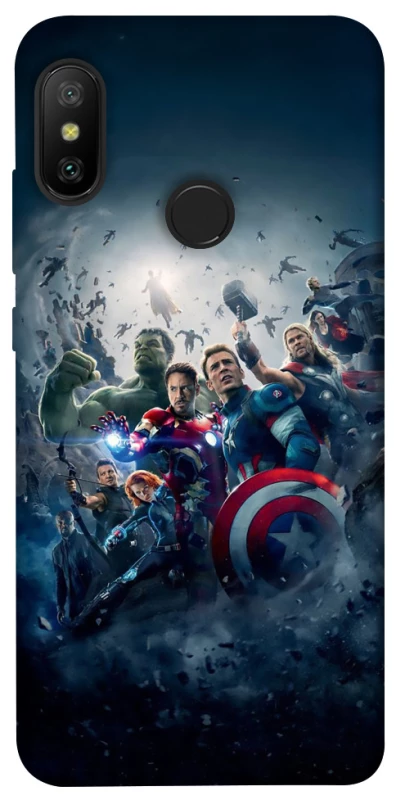 Чехол на Xiaomi Mi A2 Lite / Xiaomi Redmi 6 Pro Marvel heroes фото 1 из 1