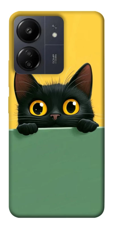 Чохол на Xiaomi Poco C65 Black cat v2 фото 1 з 1