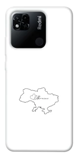Чохол на Xiaomi Redmi 10A Ukraine map фото 1 з 1