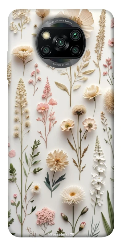 Чохол на Xiaomi Poco X3 NFC / Poco X3 Pro Floral design ver.1 фото 1 з 1