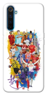 Чохол на Realme 6 Pro Football Abstract v2 фото 1 з 1