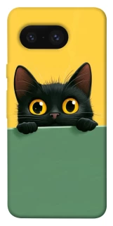 Чехол на Google Pixel 8 Black cat v2 фото 1 из 1