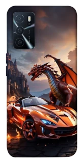 Чохол на Oppo A16s / A16 Сar and dragon фото 1 з 1