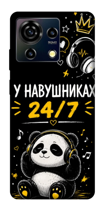 Чехол на ZTE Blade V50 Vita У навушниках 24/7 фото 1 из 1