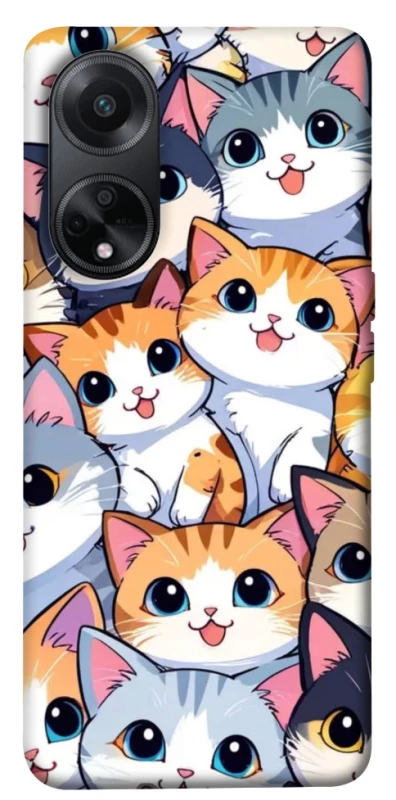 Чохол на Oppo A58 4G Cute Cat v2 фото 1 з 1