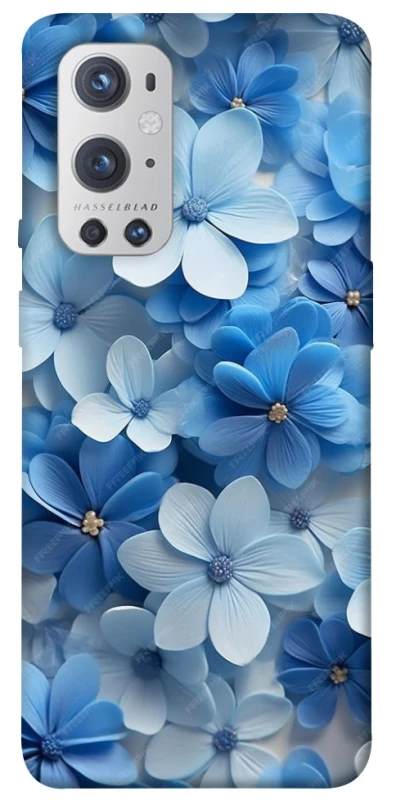 Чохол на OnePlus 9 Pro Сині квіти фото 1 з 1
