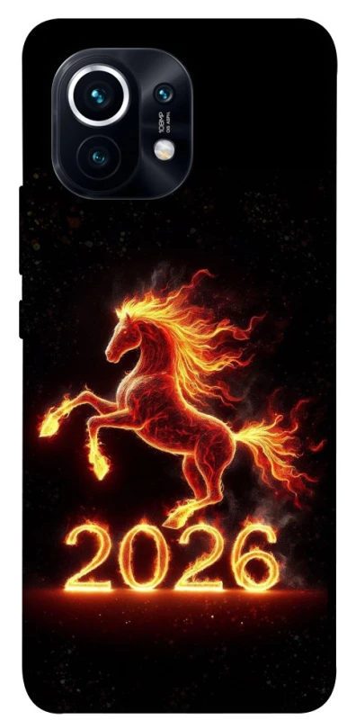Чохол на Xiaomi Mi 11 Red Fire Horse ver.1 фото 1 з 1
