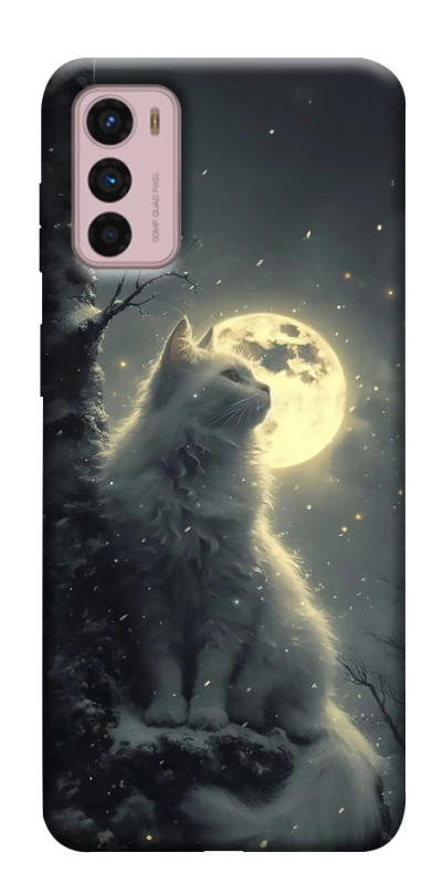 Чохол на Motorola Moto G42 Кіт під місяцем фото 1 з 1