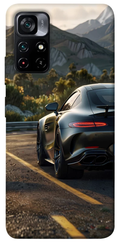 Чохол на Xiaomi Poco M4 Pro 5G Car in the mountains фото 1 з 1