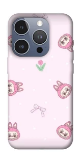 Чохол на Apple iPhone 16 Pro Labubu Flower фото 1 з 1