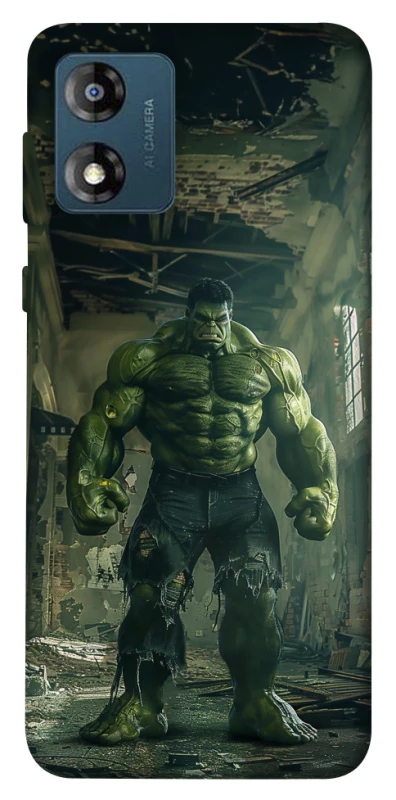 Чохол на Motorola Moto E13 Angry Hulk фото 1 з 1