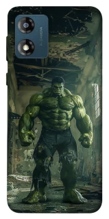 Чохол на Motorola Moto E13 Angry Hulk фото 1 з 1
