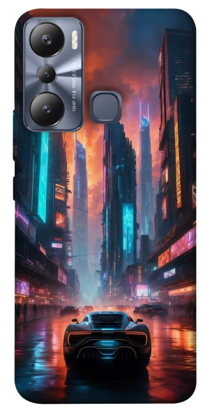 Чехол на Infinix Hot 20i Cyber city фото 1 из 1