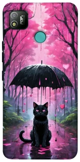 Чохол на TECNO POP 4 Black cat фото 1 з 1