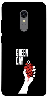 Чехол на Xiaomi Redmi 5 Plus / Redmi Note 5 (Single Camera) Green Day logo фото 1 Чехол на Xiaomi Redmi 5 Plus / Redmi Note 5 (Single Camera) Green Day logo фото 1 из 1