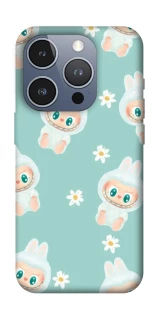 Чехол на Apple iPhone 16 Pro Labubu Green фото 1 из 1
